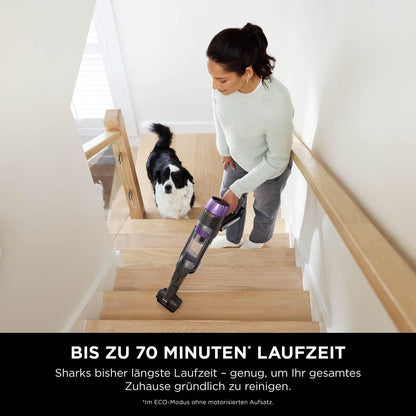 Shark PowerDetect Clean & Empty Haustier-Akku-Staubsauger - Grau