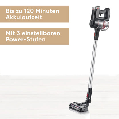 Severin HV 7168 Akku-Staubsauger 2in1 - Schwarz/Rot