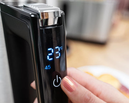 Rommelsbacher Wasserkocher WK 3000 Edelstahl 1,7 L mit Temperaturwahl