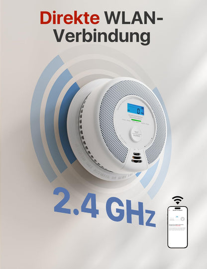 X-Sense SC07-WX WLAN-Rauch- und Kohlenmonoxidmelder, 2er-Set