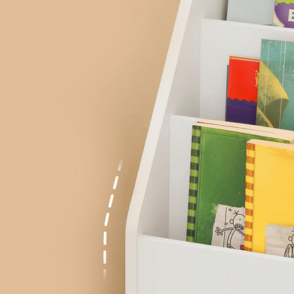 SoBuy KMB01-W Kinderzimmer Montessori Bücherregal Weiss