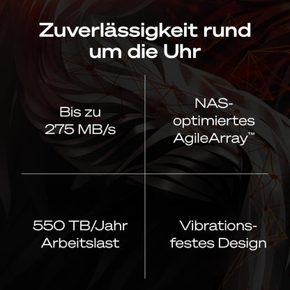 Seagate IronWolf Pro 28 TB NAS-Festplatte, 3.5 Zoll, SATA 6 Gb/s, CMR