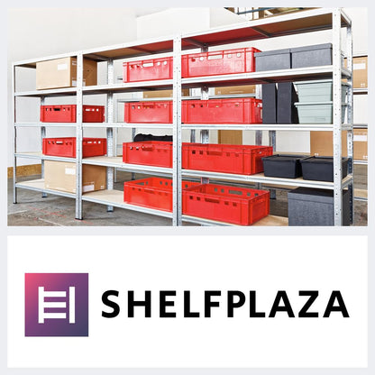 shelfplaza® Schwerlastregal Steckregal verzinkt 90x100x40cm 3 Böden