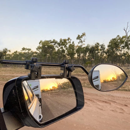 Milenco Aero 4 Mirror Convex XXL Universalspiegel - Weiss 2er-Set