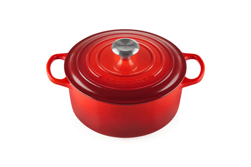 Le Creuset Signature Gusseisen-Bräter Ø 24cm, Kirschrot