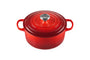 Le Creuset Signature Gusseisen-Bräter Ø 24cm, Kirschrot