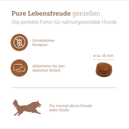 MERA Hundetrockenfutter Rind und Kartoffel - 12.5 kg