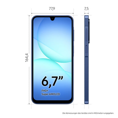 Samsung Galaxy A17 5G Smartphone, 50-MP-Kamera, 128 GB, Blue