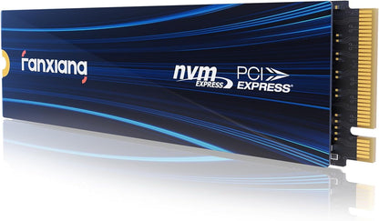 fanxiang S880E NVMe SSD 2TB M.2 PCIe Gen4x4 Gaming Laufwerk. Rechteckige Platine. Schneller Datenspeicher für Gaming.