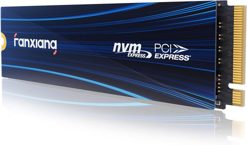 fanxiang S880E NVMe SSD 2TB M.2 PCIe Gen4x4 Gaming Laufwerk. Rechteckige Platine. Schneller Datenspeicher für Gaming.