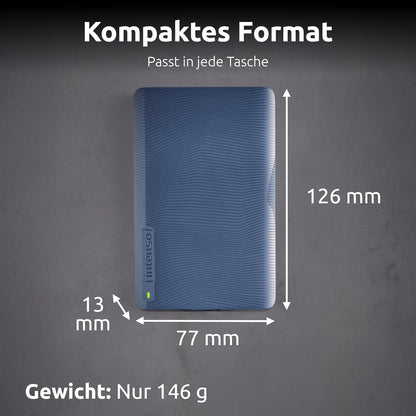 Intenso Memory Safe 2 TB Externe Festplatte 2,5 Zoll USB 3.2