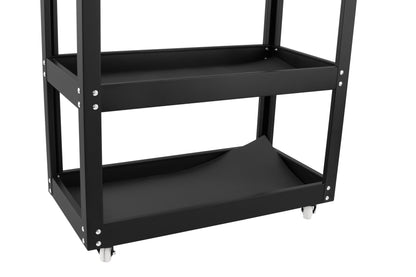 TECPO Werkzeugwagen Rollwagen 3 Ladeflächen – 300 kg Tragkraft