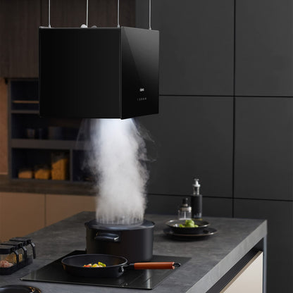 CIARRA CBCB4850 Inselhaube - Umluft 48cm Smart Wi-Fi Schwarz