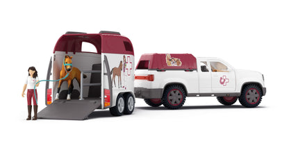 schleich HORSE CLUB Mobile Tierärztin mit Anhänger Set 42704
