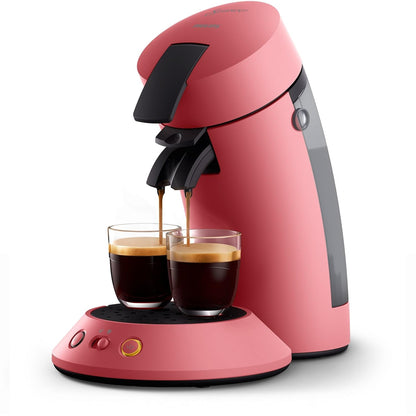 Philips Senseo Original Plus Kaffeepadsmaschine - Sanftes Rot (CSA210/35)