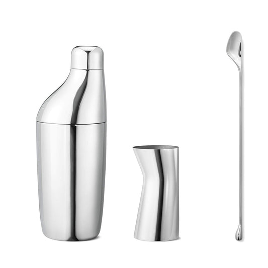Georg Jensen Sky Geschenkset – Hochglanzpolierter Edelstahl 3-teilig