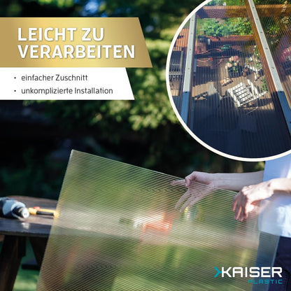 KAISER PLASTIC® Xtra Strong PC Gewächshausplatten 12er Set 6mm