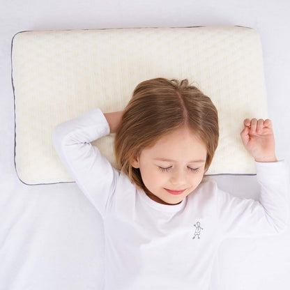 SIKAINI Kinderkissen Memory-Schaum, flach, hypoallergen, 3-10 Jahre