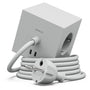 Avolt Square 1 Steckdosenwürfel USB-C/USB - Gotland Grey 1.8m. Schukosteckdosen, USB-C & USB-A zur Stromversorgung & Laden.