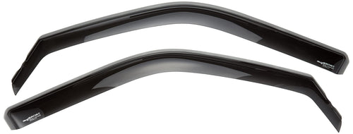ClimAir CLS0033277D Windabweiser Fensterschacht Vorne. Dunkler, gebogener Windabweiser für vordere Seitenfenster, reduziert Windgeräusche.