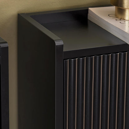 SoBuy FSR177-L-SCH Schuhkipper schmal 4 Klappen Schwarz