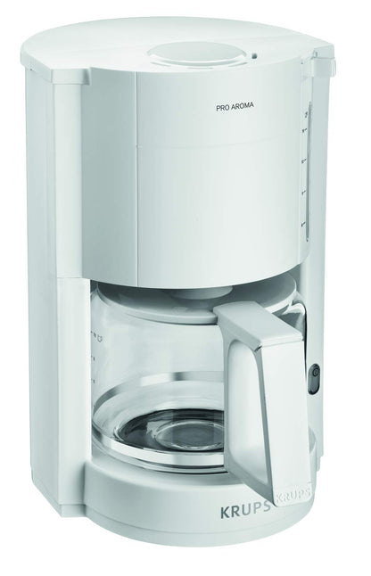 Krups F30901 ProAroma Filterkaffeemaschine Glaskanne Weiss
 Philips HD2581/00 Toaster Weiss mit Brötchenaufsatz