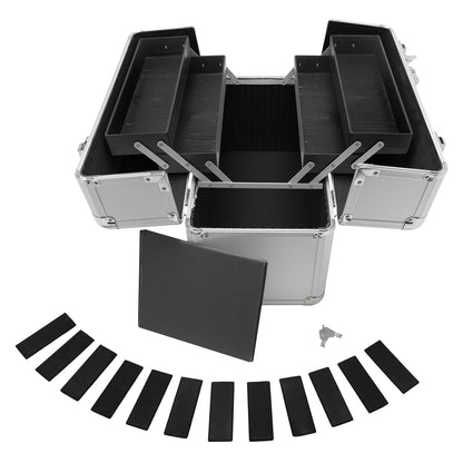 anndora Werkzeugkoffer lang Universal L45x23x34 cm - Silber