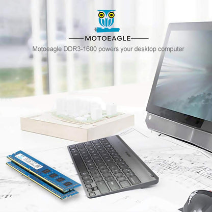 Motoeagle 16GB DDR3-1600 UDIMM Arbeitsspeicher Kit (2x 8GB) PC3-12800