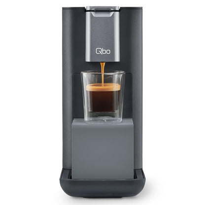 Tchibo Qbo Essential Kapselmaschine Dark Stone inkl. 16 Kapseln