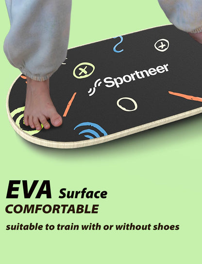 Sportneer Balance Board für Kinder, Wobble Board mit Rolle