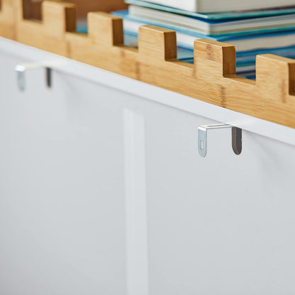 SoBuy KMB44-W Kinder Spielzeugregal & Kommode – Schlossdesign