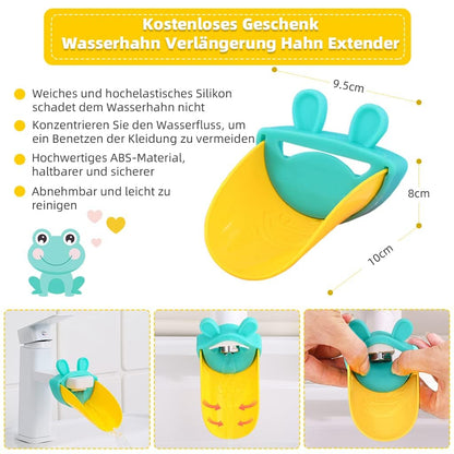 Onasti Tritthocker für Kinder, 2-3 Stufen höhenverstellbar, faltbar