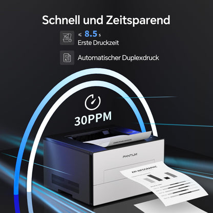 PANTUM BP4209DW Schwarz-Weiss-Laserdrucker mit Duplexdruck und WLAN