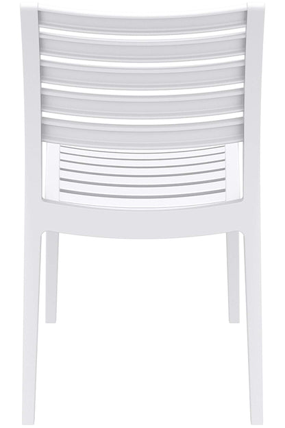 CLP Gartenstuhl Ares I Stapelstuhl Kunststoff wetterfest weiss