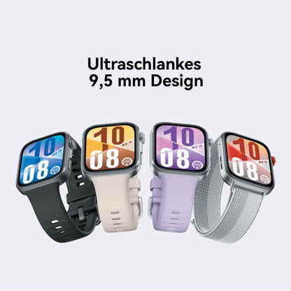 HUAWEI Watch Fit 4 Smartwatch mit Fitness-Tracker, 5 ATM, Grau