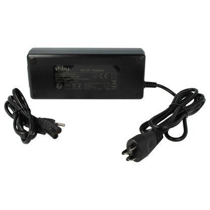 vhbw Ladegerät für Bosch PowerPack 400 / 500 E-Bike Akku, 36 V, schwarzes Kunststoffgehäuse mit 3-Pin-Stecker