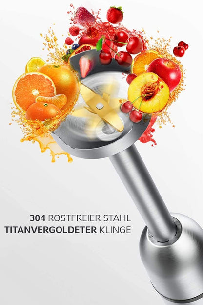 Lehmann Chopsui Stabmixer Set 1200 W mit Turbofunktion