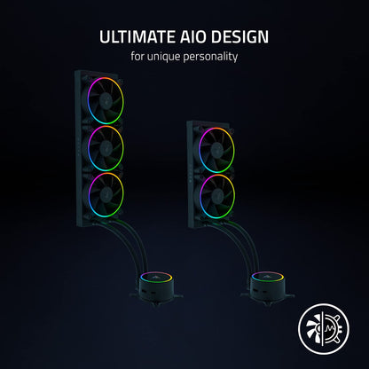 Razer Hanbo Chroma RGB AIO CPU Flüssigkühler - 240mm Schwarz