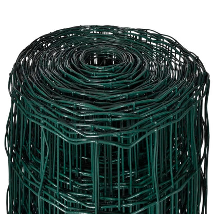 vidaXL Gartenzaun 25x1,5m - Wildzaun Maschendraht