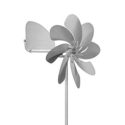 SKARAT Speedy28 Plus Windrad aus Edelstahl, kugelgelagert, 28 cm, mit 360 Grad drehbarer Windfahne