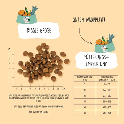 VEGDOG Farmer's Crunch hypoallergenes Trockenfutter für Hunde 10 kg