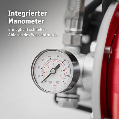 WALTER Edelstahl-Hauswasserwerk 1200 W, 3.800 l/h, 19 l Druckbehälter