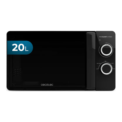 Cecotec Proclean 3030 Flatbed Mikrowelle mit Grill – 20 l Kompakt