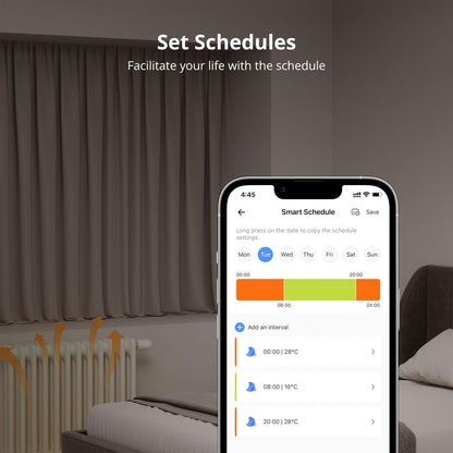 SONOFF TRVZB Zigbee smartes Heizkörperthermostat, 4er-Set