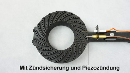 Bluecraft Gas-Hockerkocher 10,5 KW Profi mit Zündsicherung