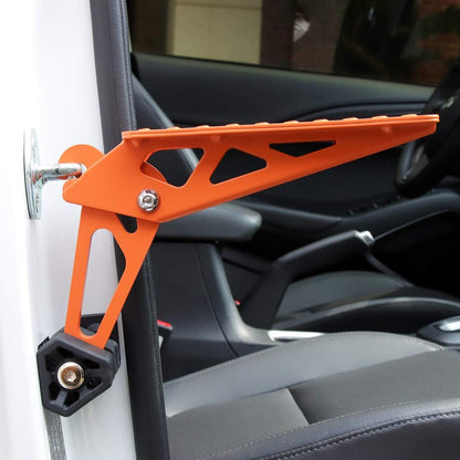 PHATRIP Auto Türstufe klappbar, Türschritt bis 180 kg, orange