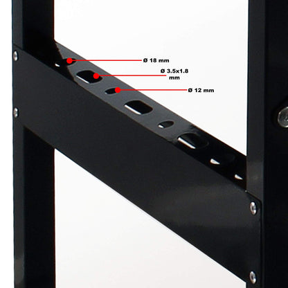 Wiltec Werkbank faltbar 100x60x76 cm – Klappbarer Arbeitstisch