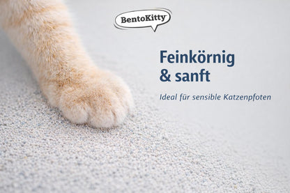 BentoKitty Katzenstreu klumpend Babypuderduft Bentonit 30L 3er Pack