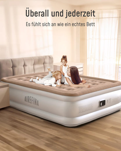 Airefina Luftbett 2 Personen selbstaufblasend - 203x152x40 cm