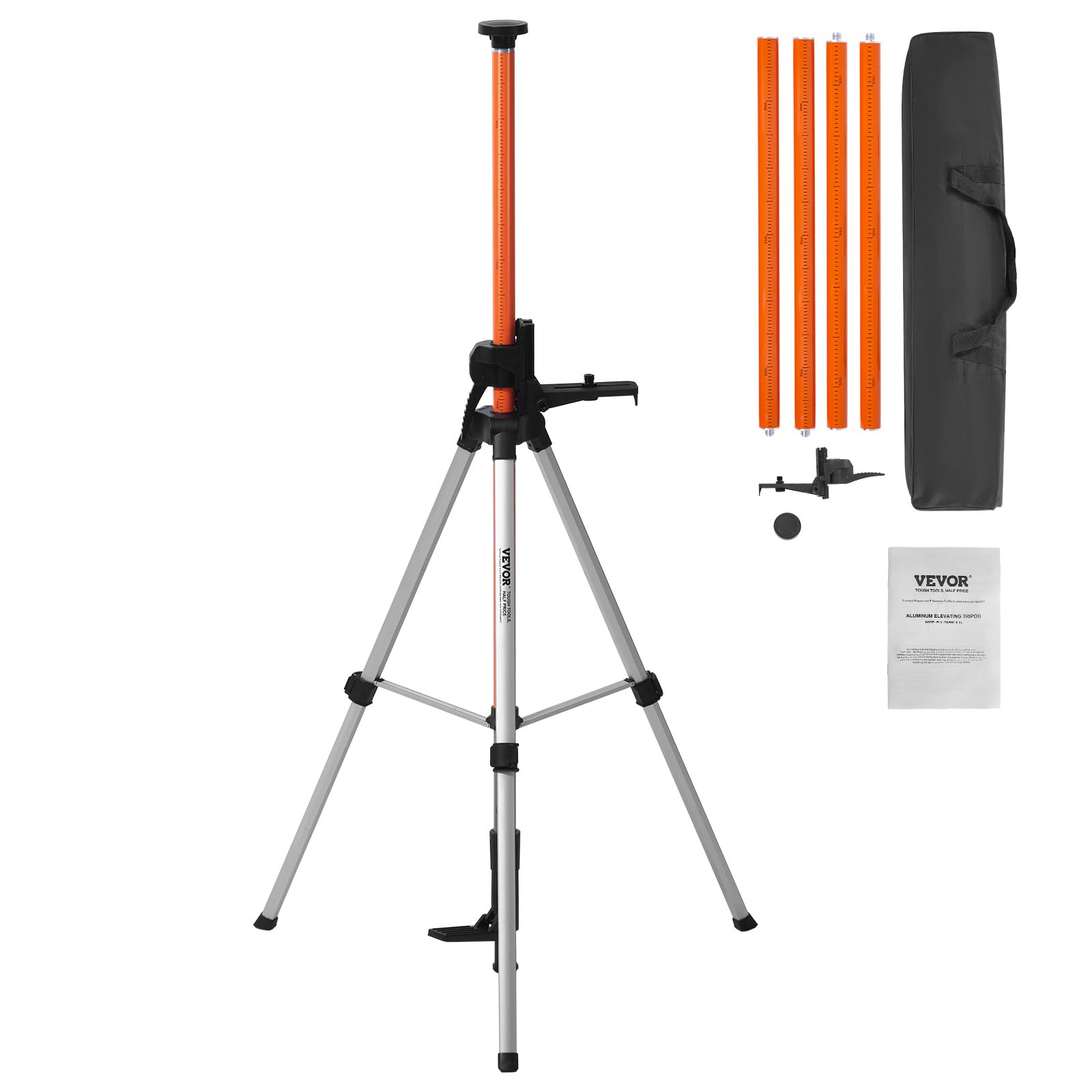 VEVOR Laserstativ SP-1, Aluminium, höhenverstellbar 1040-3400 mm